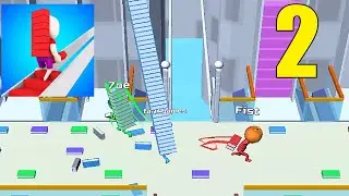 Bridge Race - All Levels Gameplay Android,iOS (Levels 9-18) - Part 2