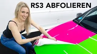 BYE BYE PINK! Folie entfernen von meiner Audi RS3 Limousine