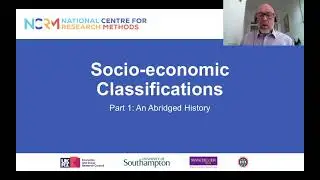 Socio-economic Classifications. Part 1: An Abridged History