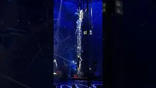 High wire motorbike Ramon & Kat Kathriner