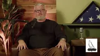 Combat Veteran Host introducing the ALL GAVE SOME podcast.
