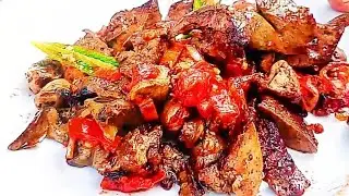 Tawa Tikka Kaleji Karahi Recipe#foryou #cooking #viralvideo#trending#cookfood 