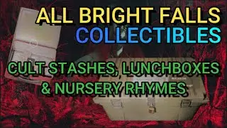 Alan Wake II - All Bright Falls Collectbiles - All Cult Stashes, lunchboxes, Rhymes