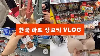 한국 대형마트 쇼핑 브이로그 / 식료품 구매하기 💖