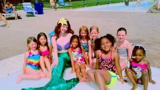 Swimming Mermaid For Pool Birthday Party | 866-434-4101