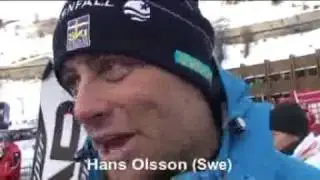Hans Olsson about the downhill in Val Gardena