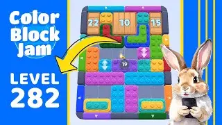 Color Block Jam Level 282 Solution Walkthrough