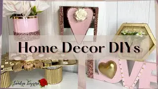 High-End Glam Home Decor DIYs | Dollar Tree | Valentines