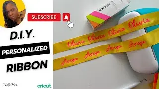 DIY Personalized Ribbon / Cricut Joy Project