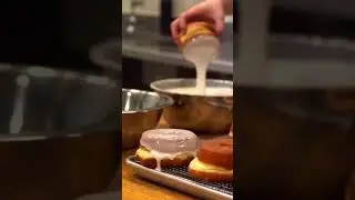 MAKING DONUTS #bakedgoods
