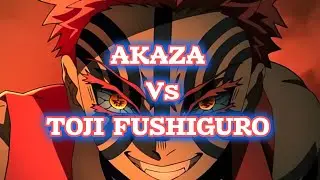 Akaza vs Toji in the infinity castle, who would win? #anime #jjk #demonslayer #akaza #toji #fypシ