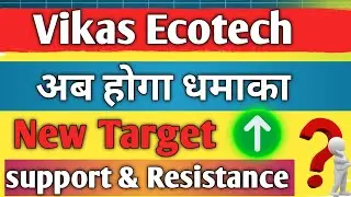 vikas ecotech share news today / vikas ecotech share latest news / share analysis / share target /