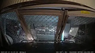 Stolen car rampage caught on dash cam
