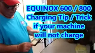 EQUINOX 600 / 800 Charging Tip, Trick, Hack if it won't charge! #short Minelab
