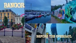 Bangor 2025 Before the £70M Seafront Overhaul: Silent 4K Ambient Walk