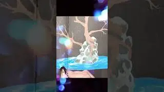 Painting a Tree on a Floating Island with Acrylic Markers | Suzume Music