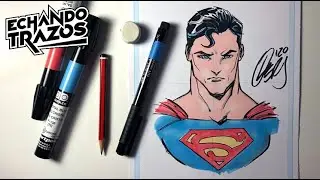 Como dibujar a Superman para principiantes / cómics
