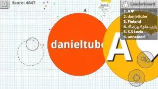 Agar.io last man standing in experimental second place