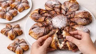 Easy Chocolate Star Bread ⭐ Soft, Fluffy & So Delicious