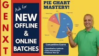 DI Pie Chart | Solved DI Questions for SSC, Banking, Railway & Competitive Exams | GENXT Classes