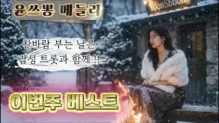 [ 윤쓰뽕 메들리 ] 리메이크 뽕짝 모음 ㅣ 불~ 멍 할 때 듣기 좋은 감성 트롯