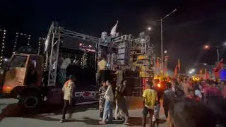 DJ CRAZY RAIPUR CHHATTISGARH FIRST TIME IN KONDAGAON CITY HANUMAN JAYANTI ROAD SHOW