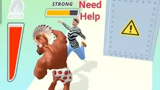 Muscle Rush💪🏃🏽Gameplay All Levels Walkthrough iOS,Android