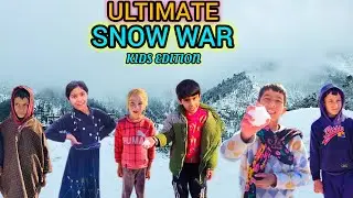 The Most Intense Snowball Fight Ever | Ultimate Snow War Kids Edition 