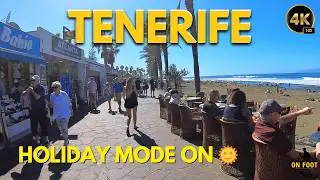 Tenerife - February 5,  Las Am&eacute;ricas Feels Like Summer Again | Beach Atmosphere, Fresh Afternoons 4K