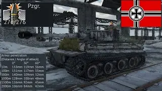 Tiger H1 5.3 Gameplay on [War Thunder]