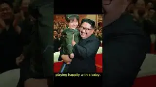 Kim Jong Un Playing With Baby  Rare Happy Moment #Shorts