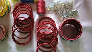 Order now thread bangles l kundan thread bangles 