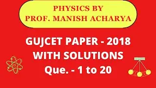 GUJCET-2018-Que -1 to 20
