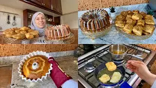 غنهنيك من فطور العيد🥰رغايف معمرين ومعسلين من أروع مايكون👌🏻وكيكة العيد الشامخة كلشي يسولك عليهم😍