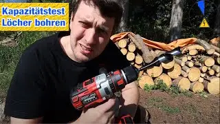 So viele L&ouml;cher schafft der Einhell TC-CD 18/35 Li Akku Schrauber - Test