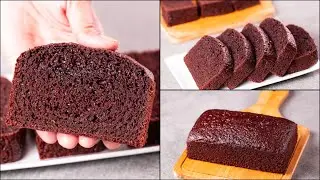 OIL FREE TEA TIME CHOCOLATE CAKE RECIPE | NO BUTTER/OIL, NO EGG, WITHOUT OVEN | CHOCOLATE CAKE