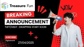 Treasure NFT Good news 27/04/2025 🔥🔥 🔥! NFT ! TUFT TOKEN! DAO! SWAP #nft #token #tuft