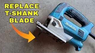 Как заменить пильное полотно лобзика Makita за считанные секунды