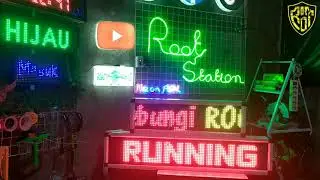 Running Text RGB Full Colour and Single Colour by Root Station
