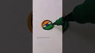 Creative Indian flag colour mixing /National Flag 🇮🇳#shorts #india #republicday