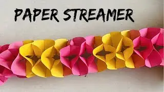 Home Decoration Paper Streamer | Decoration ideas For Birthday/ festival | How To Make Paper Garland