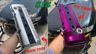 DIY CHEAP valve cover paint job!