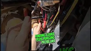 Finding air leaks on a semi truck plus purging problems