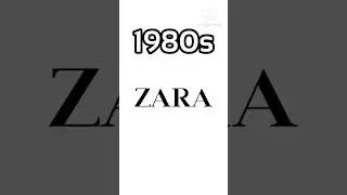 Zara Logo History #zara #zaraclothes #logohistory #zaradresses