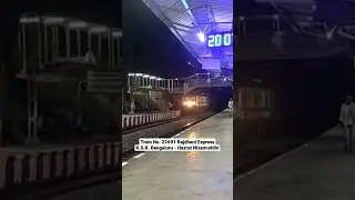 Rajdhani Express Train No. 22691 K.S.R. Bengaluru- Hazrat Nizamuddin | Indian Railways #shorts