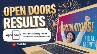 Open Doors Scholarship 2025: Results Day Update!