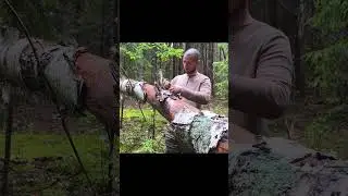 Bushcraft Shelter Against Rain and Wind &ndash; Far From Civilization