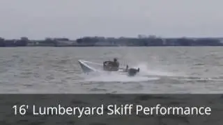 16' Lumberyard Skiff Performance In Chop