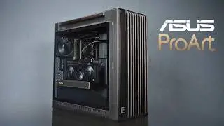 The Dream Of All Content Creators? | ASUS ProArt PA602 Wood Edition PC Build | 9950X3D GPU Vertical