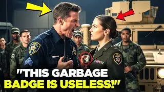The Officer Mocked Her Badge Seconds Later, His Radio Went Silent